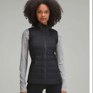 Lululemon Down for It All Vest, Black, Size 10, Like New